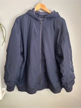 Athleta Upfield Bomber, Eclipse Navy, Large TALL, NWOT